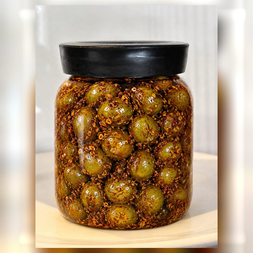 Ker ka Achar in a 250 g glass jar